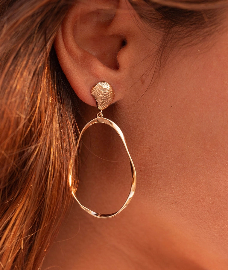 Boucle d'oreilles en or